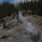 Mount Trail to Geysers /   